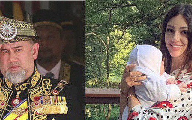 Cựu vương Malaysia tuyên bố bé trai 2 tháng tuổi không phải là con đẻ của mình và loại bỏ hoàn toàn người đẹp Nga ra khỏi cuộc sống
