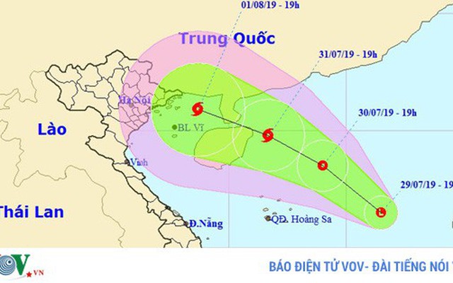 Vùng áp thấp trên Biển Đông có thể mạnh lên thành áp thấp nhiệt đới