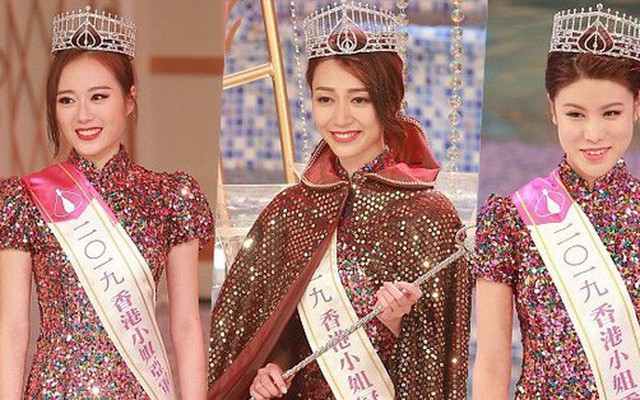 Tân Hoa hậu Hong Kong 2019 vừa đăng quang đã bị chê già nua, nhan sắc thua kém hoàn toàn Á hậu 1