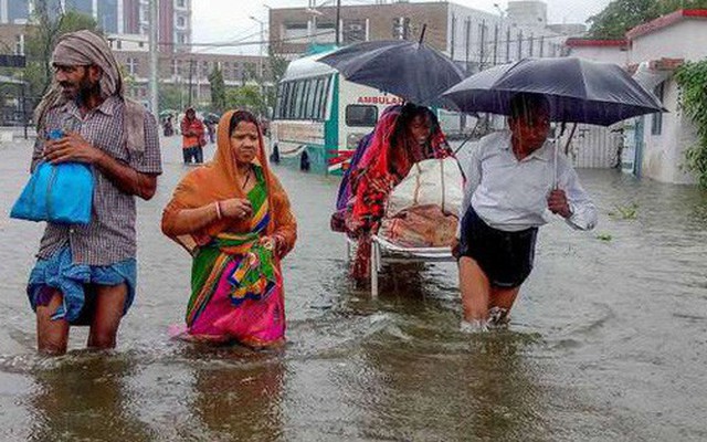 Số người thiệt mạng tại Ấn Độ do mưa lũ lên tới gần 140 người
