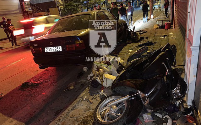 Hà Nội: Thông tin mới nhất vụ tài xế xe BMW gây tai nạn khiến 5 người bị thương