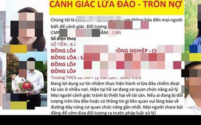 Một giáo viên vay tiền, cả trường bị khủng bố