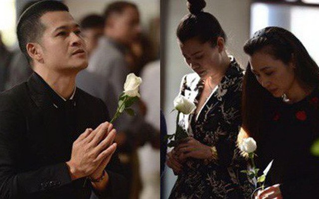 Việt Tú, Khải Anh cùng nhiều nghệ sĩ Việt xót xa tới dự đám tang của con gái đạo diễn 'Những ngọn nến trong đêm'