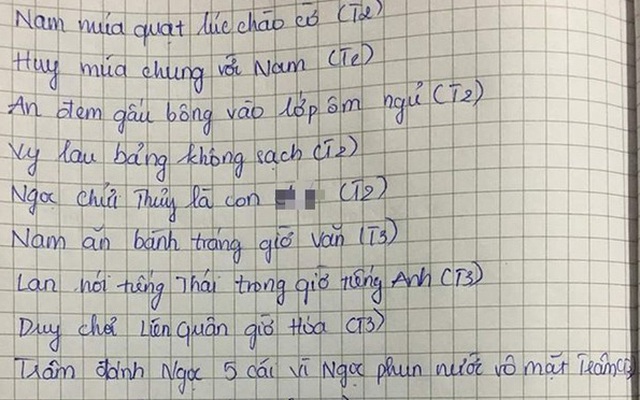 Khi lớp trưởng quạu: Tất cả lỗi lầm của bạn bè từ múa quạt, đắp chung mền, búng thun đều được ghi vào sổ mách thầy cô