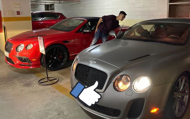 Bộ đôi Bentley hàng độc xuất hiện trong hầm chung cư ở Sài Gòn - chiếc màu xám từng một thời làm nức lòng giới đại gia Việt