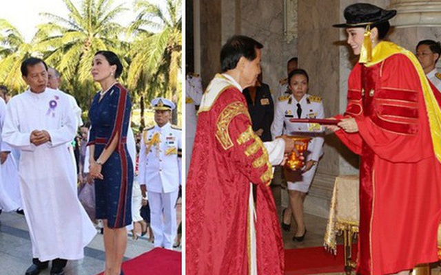 Hoàng hậu Thái Lan rạng rỡ đi dự sự kiện một mình và nhận bằng Tiến sĩ danh dự, vị thế ngày càng vững chắc