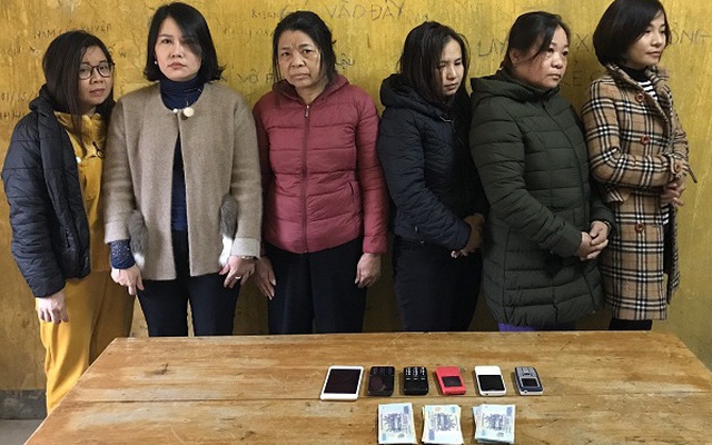 6 nữ quái điều hành đường dây ghi lô đề 200 triệu mỗi ngày