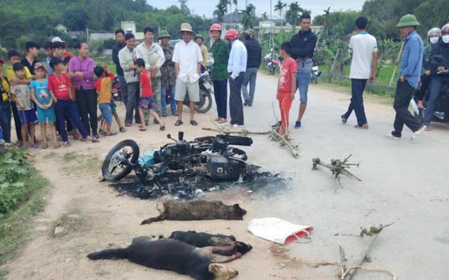 Vụ dân đốt xe, đánh trộm tử vong: Người đi cùng nhận đang rình bắt trộm chó