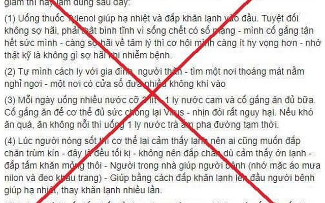 Nam thanh niên đăng tin sai sự thật về cách chữa dịch Covid-19 trên mạng xã hội bị phạt 12,5 triệu