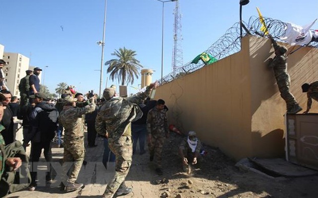 Mỹ triển khai thêm quân bảo vệ Đại sứ quán tại Iraq