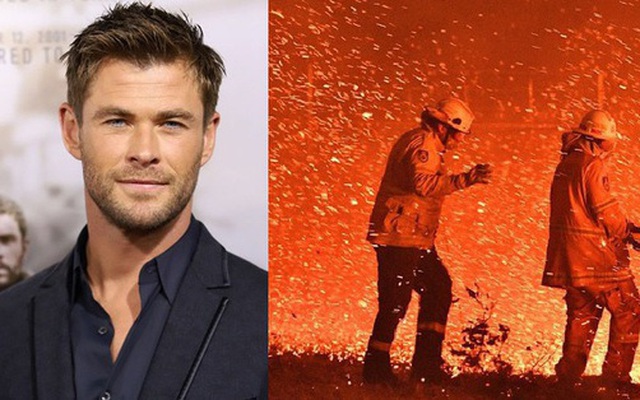 Siêu anh hùng đời thực: ‘Thor’ Chris Hemsworth quyên góp 23 tỷ đồng ủng hộ lính cứu hoả và người dân trong thảm hoạ cháy rừng Úc