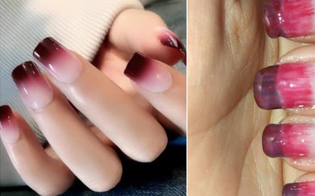 Đi làm nail ombre sang chảnh đón Tết, cô gái 'ngậm đắng nuốt cay' nhìn thành phẩm giá 160k nham nhở như trẻ tập tô màu