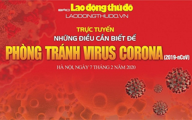 Mời gửi câu hỏi đến buổi trực tuyến 'Những điều cần biết để phòng tránh virus Corona'