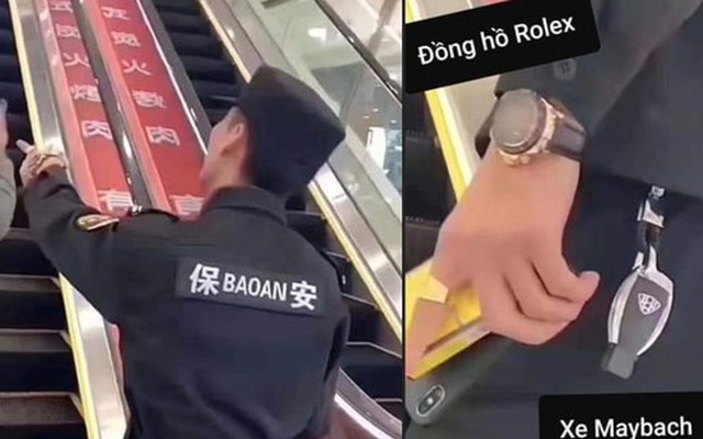 Xôn xao hình ảnh anh bảo vệ đeo Rolex, dùng xe Maybach: Chủ tịch cosplay để thử lòng ai đây à?