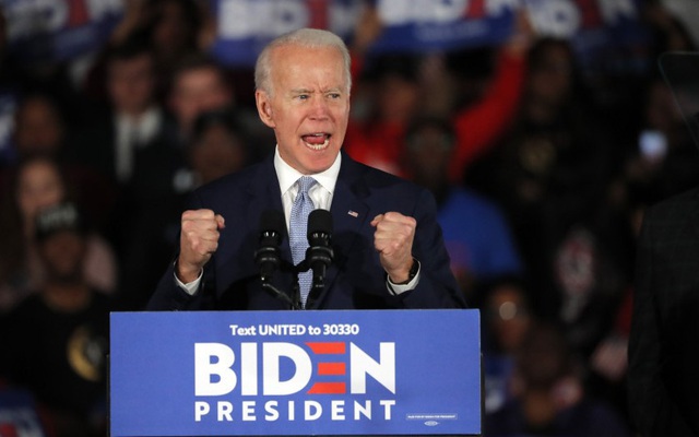 Chiến thắng quan trọng đầu tiên của cựu Phó Tổng thống Mỹ Joe Biden