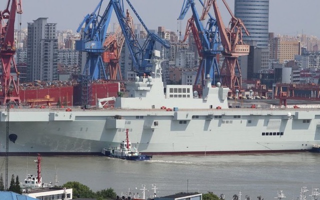 Hải quân Trung Quốc sắp có 'tàu sân bay' thứ tư