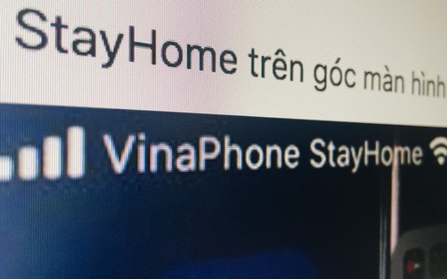 VinaPhone #Stayhome: Tên nhà mạng được đổi nhằm nhắc nhở mọi người ở nhà