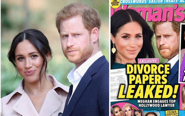 Vừa đến Mỹ sinh sống, vợ chồng Meghan Markle lại dính nghi vấn rò rỉ giấy tờ ly hôn?