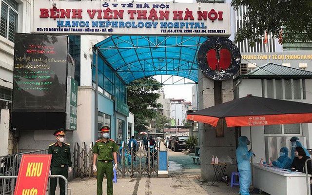 Tổ chức 2 chốt kiểm soát cách ly tại Bệnh viện Thận Hà Nội