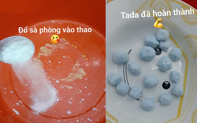 Làm trà sữa trâu châu phiên bản "giặt quần áo", cô gái khiến dân mạng thích thú nhớ về tuổi thơ đã từng tinh nghịch thế này!