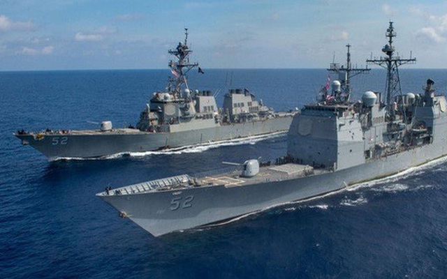 Trung Quốc khuấy động biển Đông, tàu chiến Mỹ tuần tra gần Trường Sa