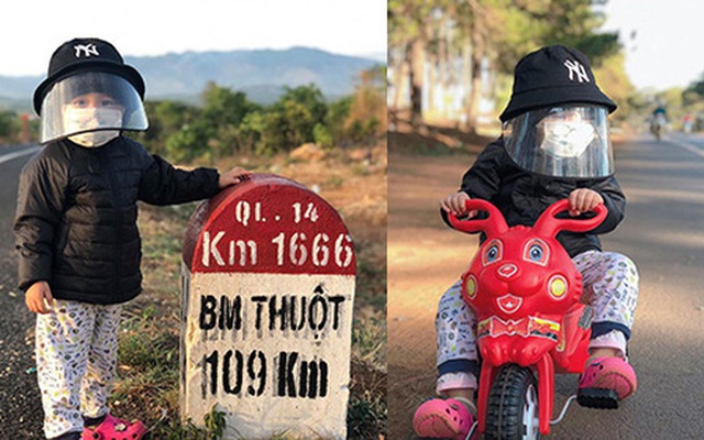 Phượt thủ nhí "du hí" quãng đường 360km bên xe thỏ 3 bánh khiến dân mạng "cưng muốn xỉu"!