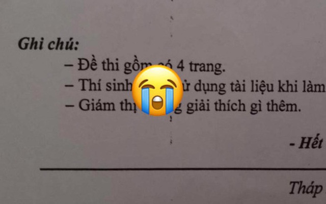 Đọc chi tiết này trong đề thi ai cũng hú hét vì sung sướng nhưng rồi chợt nhận ra "ừ thì là có nhưng có như không mà thôi"