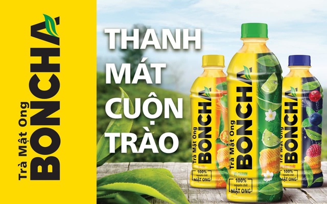 Chill tết thả ga với bộ ba Trà Mật Ong BONCHA thanh mát cuộn trào