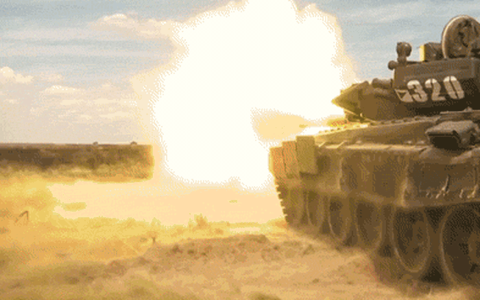 Chiến xa T-90 nghiền nát 