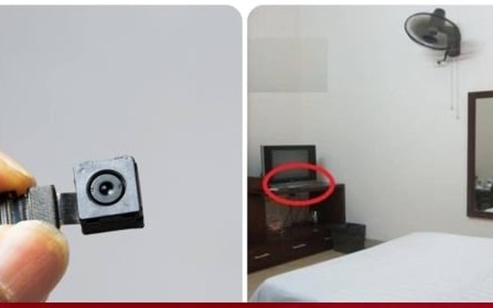 C&aacute;ch ph&aacute;t hiện camera ẩn trong kh&aacute;ch sạn, nh&agrave; nghỉ đơn giản