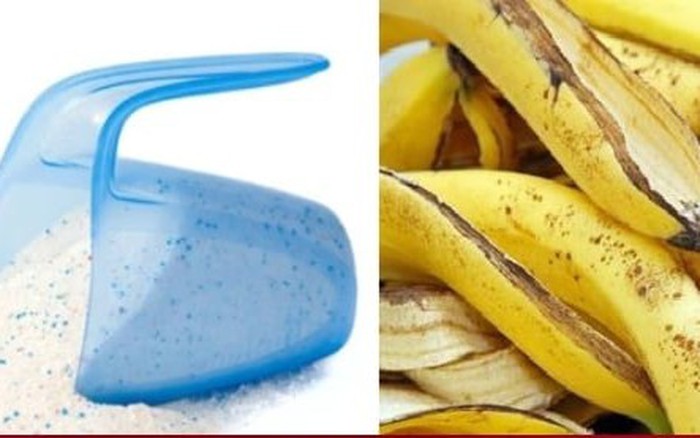 Vỏ chuối trộn với bột giặt có tác dụng gì ?