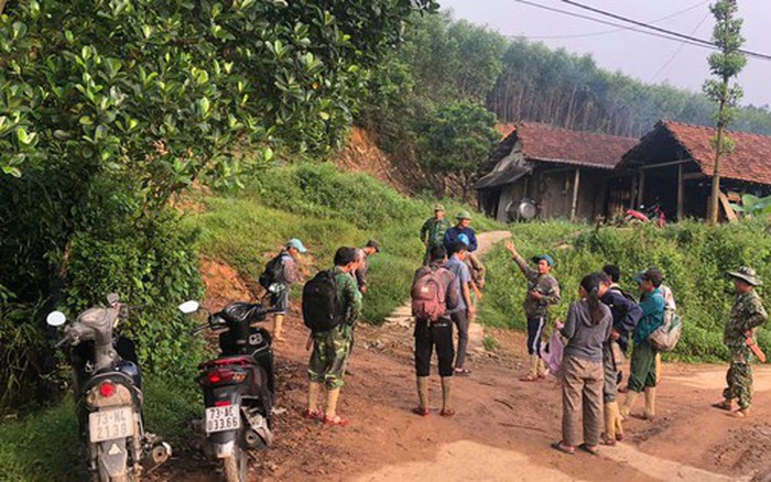 Huy động 60 người vào rừng tìm kiếm ông Cao Minh Hiệu mất tích ở Quảng Bình
