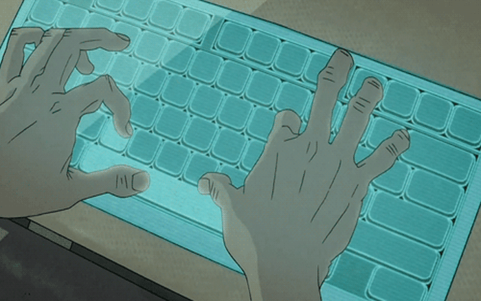 anime typing scene｜TikTok Search